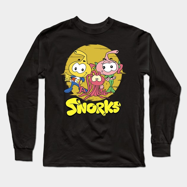 All About Snorks Showcase the Whimsical Charm and Unique Personalities of the Snorkland Residents on a Tee Long Sleeve T-Shirt by Frozen Jack monster